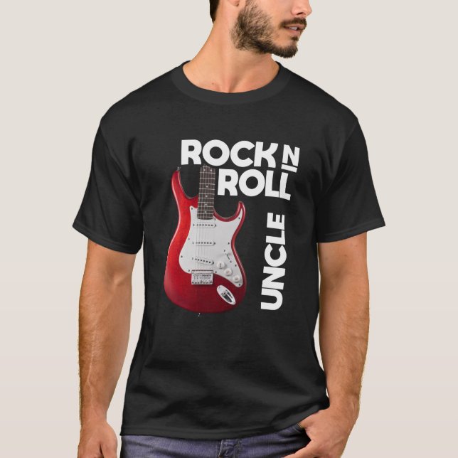 T-shirt Rocher et rouler l'oncle (Devant)