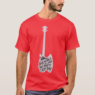 T-shirt Rocher et rouler toute la nuit