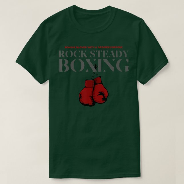 T-shirt Rocher Gants De Boxe Stable Avec Un Plus Grand Obj (Design devant)
