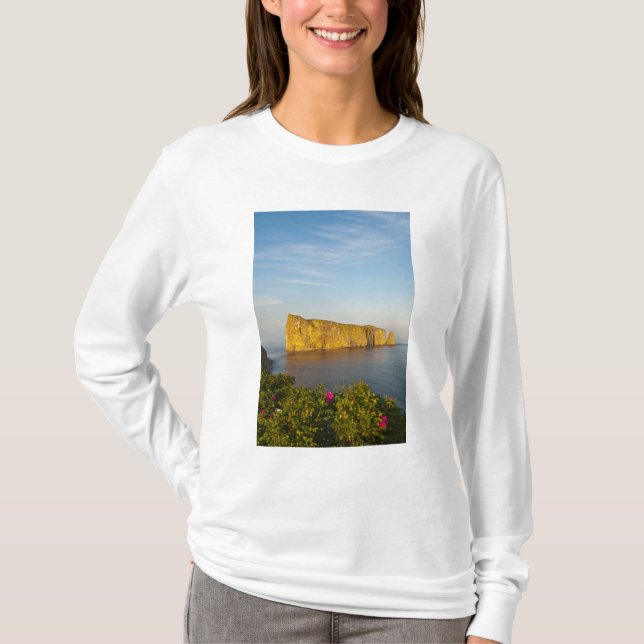 T-shirt Rocher Perce (Rocher Percé), Québec, Canada. (Devant)