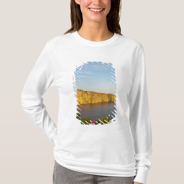 T-shirt Rocher Perce (Rocher Percé), Québec, Canada. (Devant)