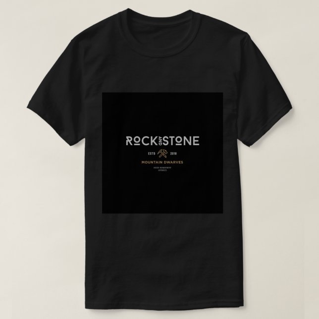 T-shirt Rocher profonde Galactique Rocher et Pierre Dessou (Design devant)