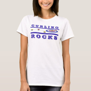 T-shirt Rochers de curling