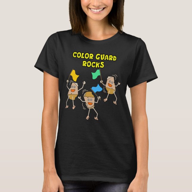 T-shirt Roches Color Guard (Devant)