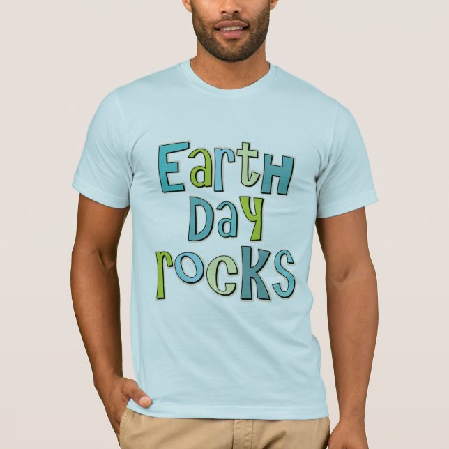 T-shirt Roches de jour de la terre (Devant)