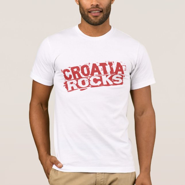 T-shirt Roches de la Croatie (Devant)