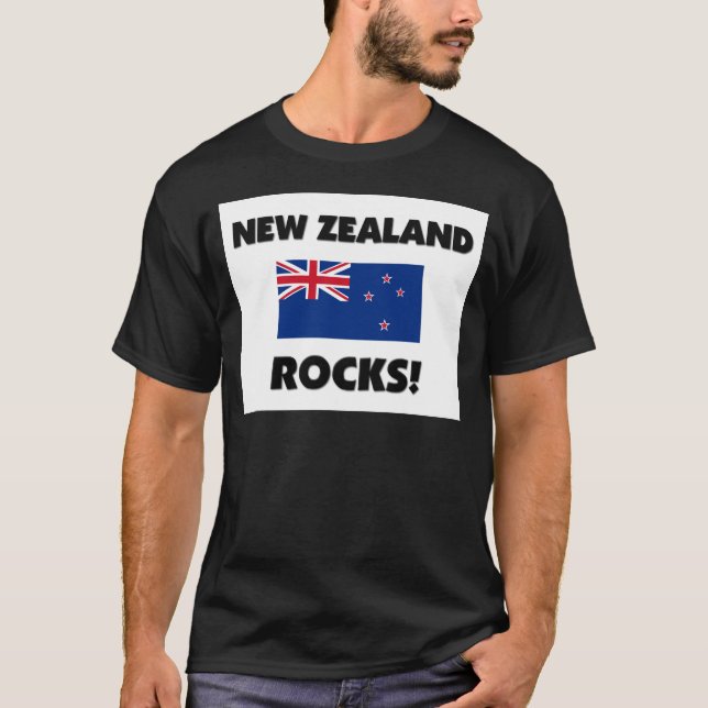 T-shirt Roches de la Nouvelle Zélande (Devant)