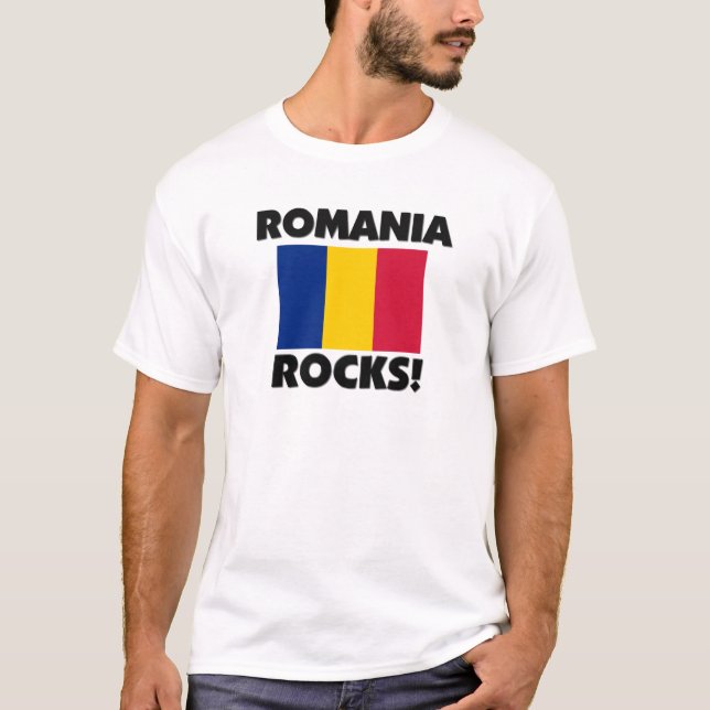 T-shirt Roches de la Roumanie (Devant)