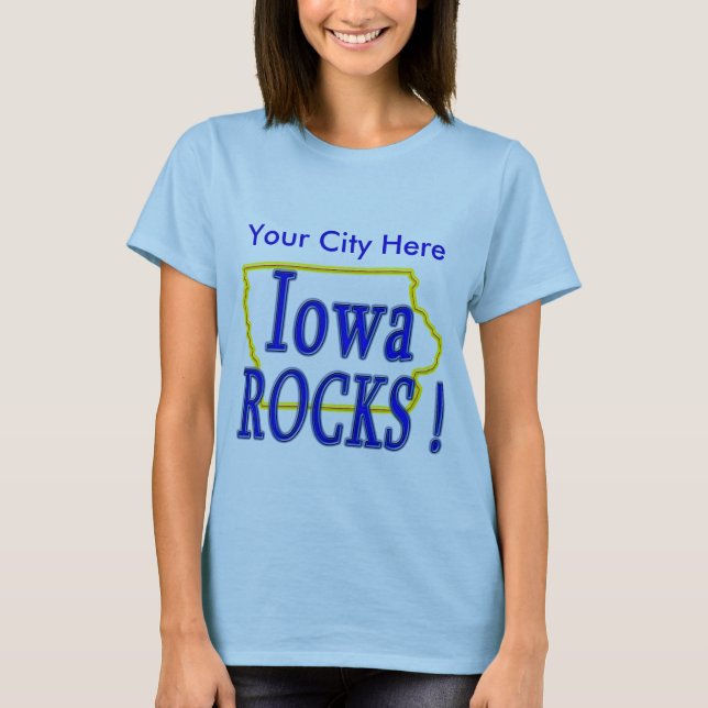 T-shirt Roches de l'Iowa ! (Devant)