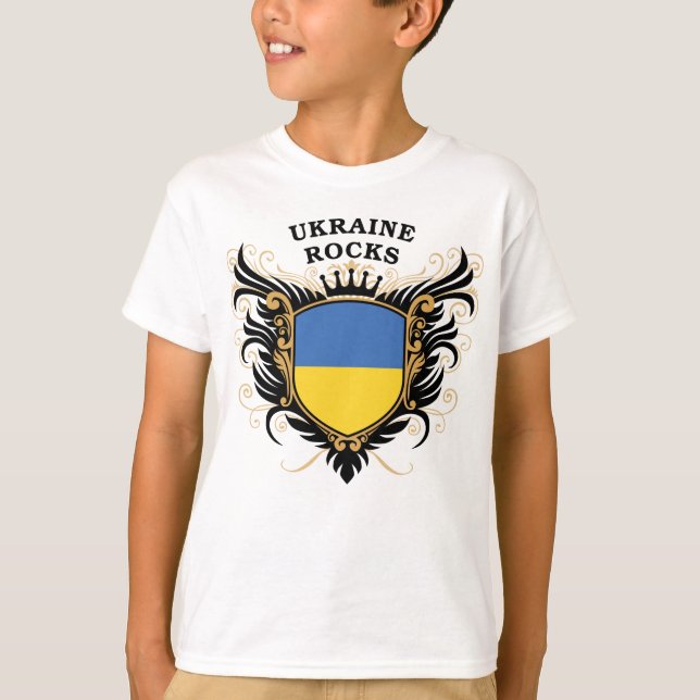 T-shirt Roches de l'Ukraine (Devant)