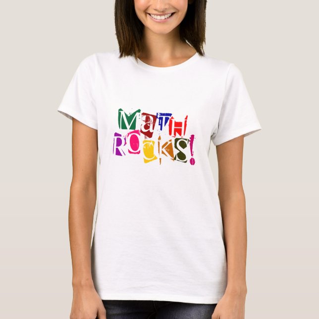 T-shirt Roches de maths (Devant)