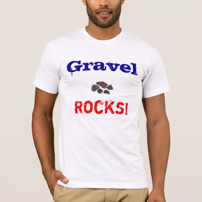 T-shirt Roches de Mike Gravel ! (Devant)