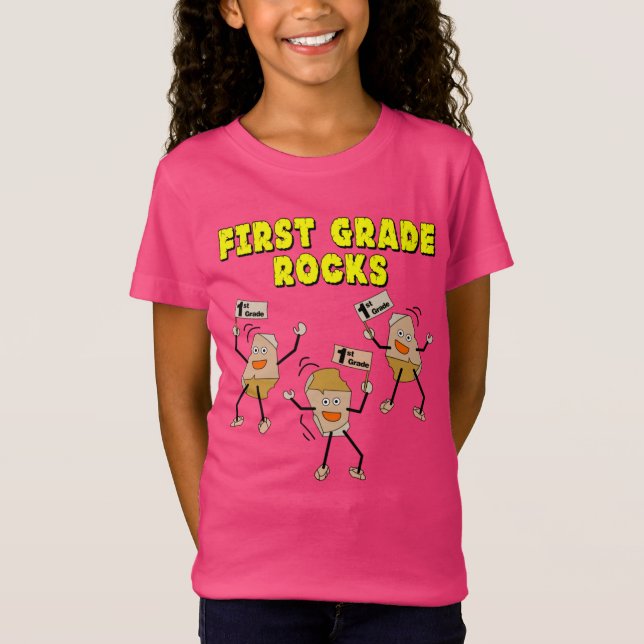 T-Shirt Roches de première année (Devant)