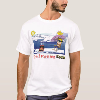 T-shirt roches de réchauffement climatique