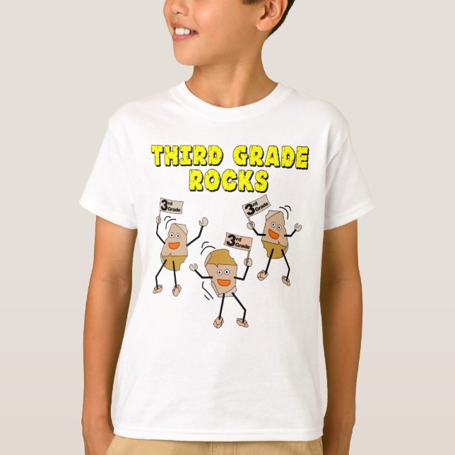 T-shirt Roches de troisième année (Devant)