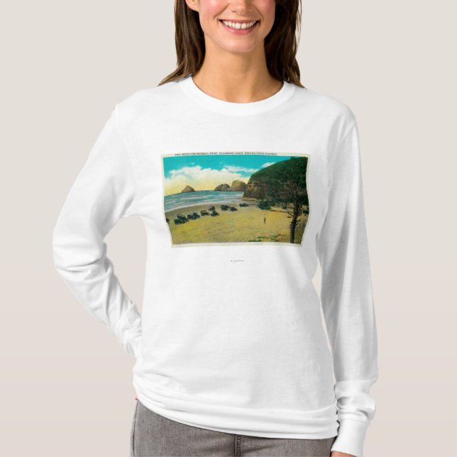 T-shirt Roches de voûte et point de Maxwell (Devant)