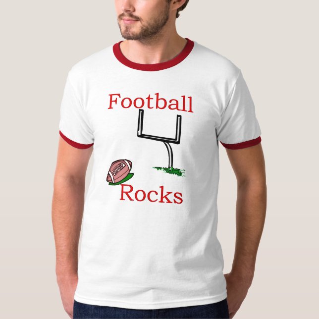 T-shirt roches du football (Devant)