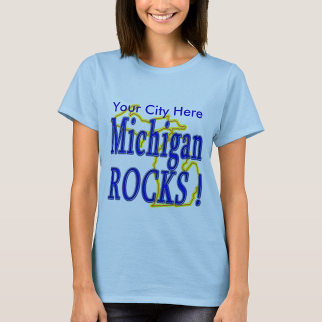 T-shirt Roches du Michigan ! (Devant)