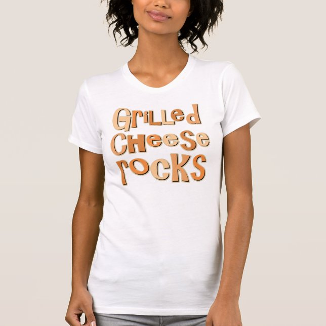 T-shirt Roches grillées de fromage (Devant)