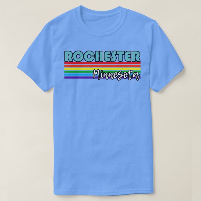 T-shirt Rochester Minnesota Pride Rochester LGBT Cadeau LG (Design devant)
