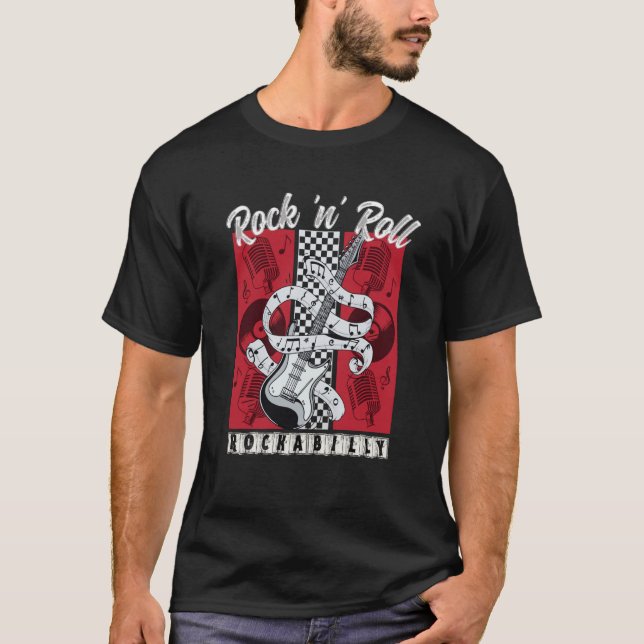 T-shirt Rocheuse Roche N Rouleau Swing Greaser les années  (Devant)