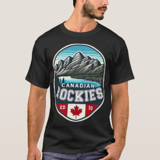 T-shirt Rocheuses canadiennes Canada Montagnes Rocheuses S