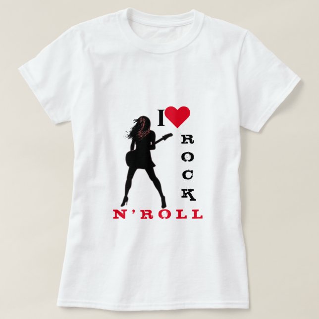 T-shirt Rock and Roll (Design devant)