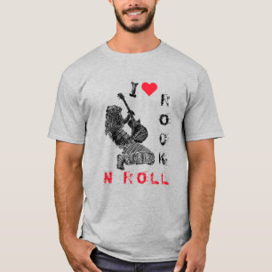 T-shirt Rock and Roll avec Rock Music Guitariste