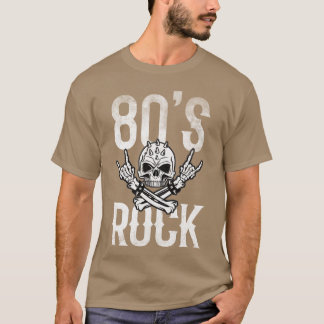T-shirt Rock And Roll décontracté de groupe de guitare de