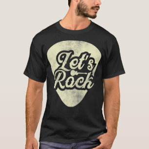 T-shirt Rock and roll guitar player vintage rock a