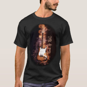 T-shirt Rock and Roll Guitare électrique Rock and Roll