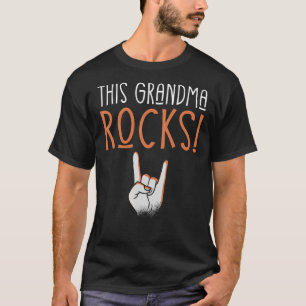 T-shirt Rock and Roll This Grandma Rocker Granny