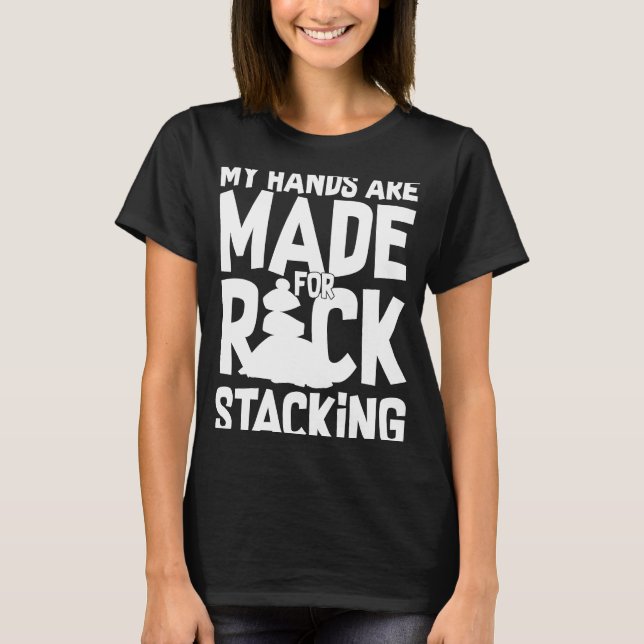 T-shirt Rock Balancing Stone Stone Jeu Balancer 1 (Devant)