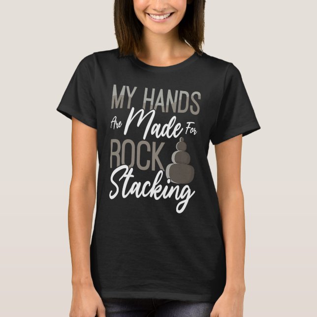 T-shirt Rock Balancing Stone Stone Jeu Balancer 4 (Devant)