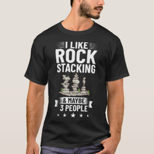 T-shirt Rock Balancing Stone Stone Stone Jeu Art Balancer