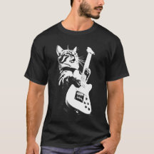 Rock Chat Jouer Guitare - Funny Guitare
