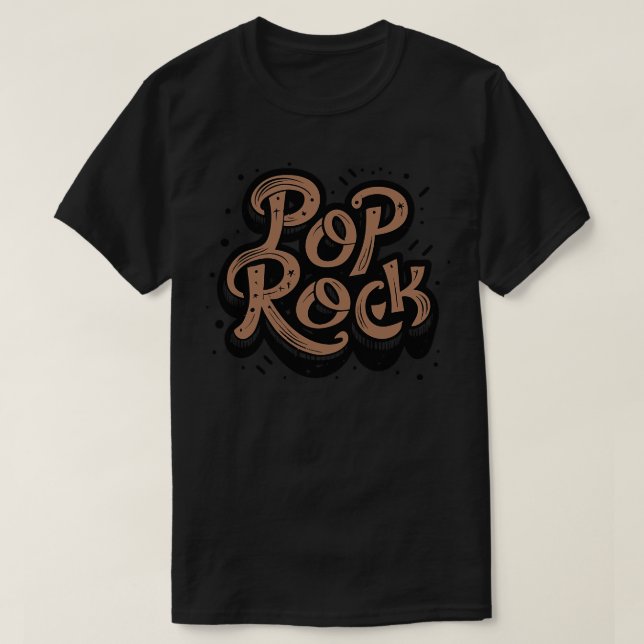 T-shirt Rock classique (Design devant)