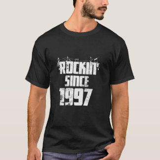 T-shirt Rock Classique d'Anniversaire Depuis 1997