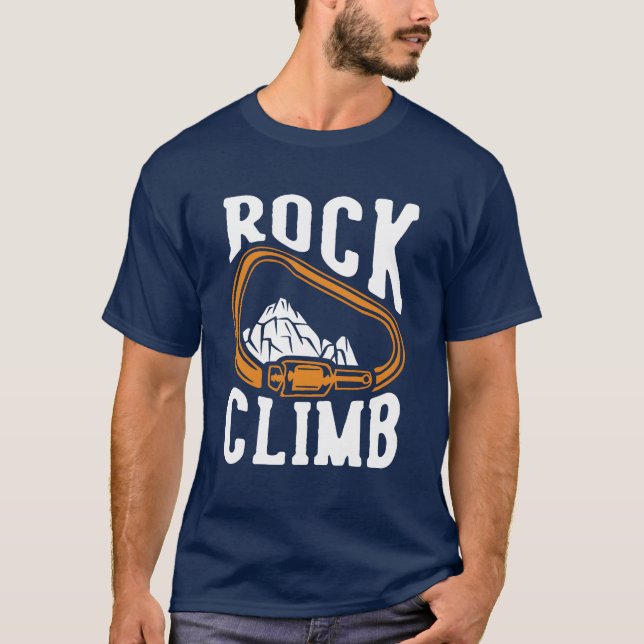 T-shirt Rock Climb Outr Speed Sport Free Alpine girl (Devant)