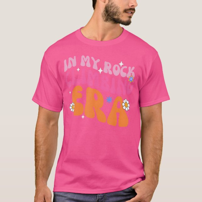 T-shirt Rock Climber Dans Mon Escalade Rock Girl Era Mount (Devant)