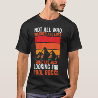 T-shirt Rock Collecte Géologie Drôle Juste À La Recherche