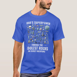 T-shirt Rock Collecting Dad Geological Fossil Collector re