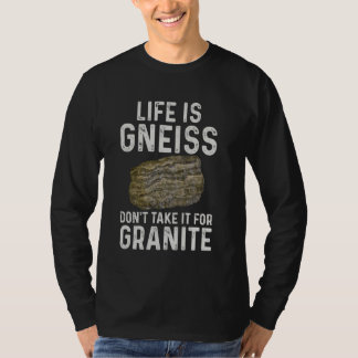 T-shirt Rock Collecting Funny Ne le prenez pas pour Granit