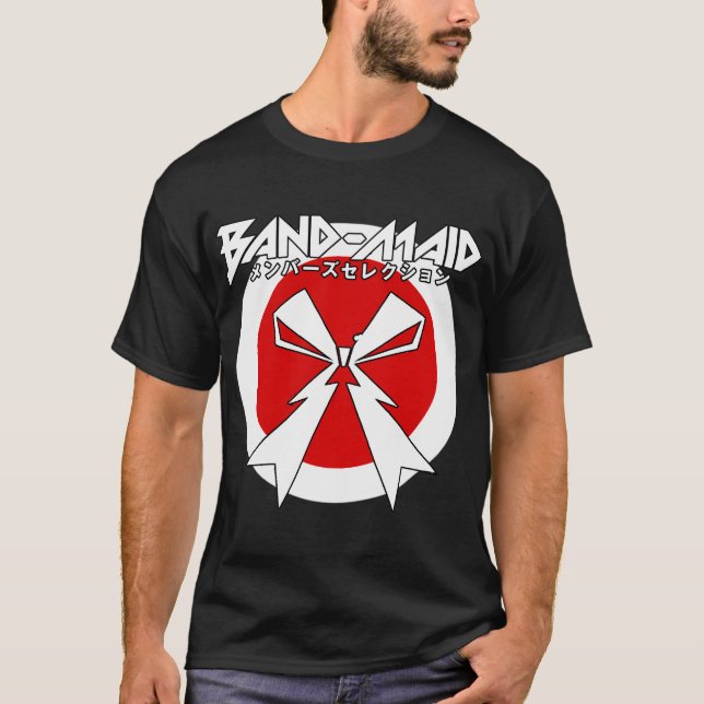 T-SHIRT ROCK DE BAND MAID (Devant)