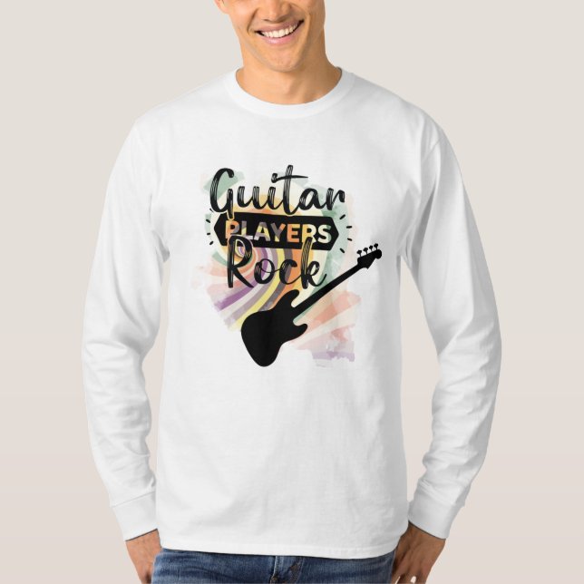 T-shirt Rock des joueurs de guitare (Devant)