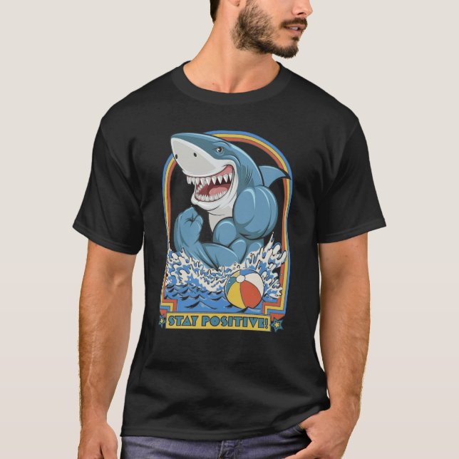 T-shirt Rock Dolphin A Great Week For A Shark To Stay Posi (Devant)