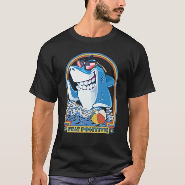 T-shirt Rock Dolphin A Great Week For A Shark To Stay Posi (Devant)