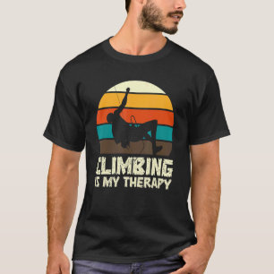 T-shirt Rock Escalade Bouldering Climb Fun