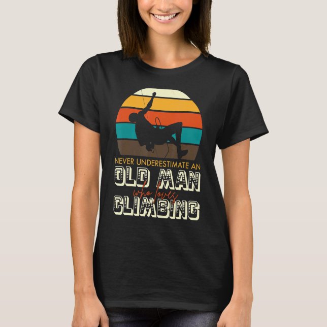 T-shirt Rock Escalade Bouldering Climb Fun 1 (Devant)