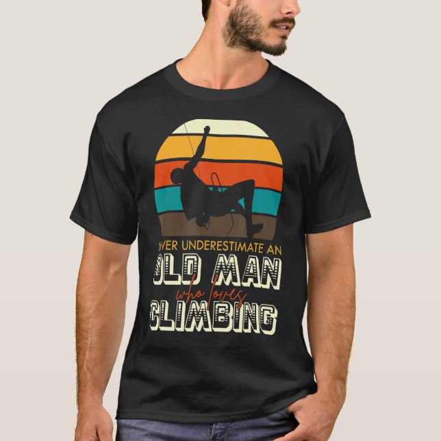 T-shirt Rock Escalade Bouldering Climb Fun 1 (Devant)